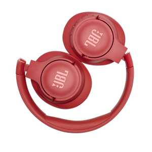 JBL Tune 750BTNC - Coral Orange - Wireless Over-Ear ANC Headphones - Detailshot 2